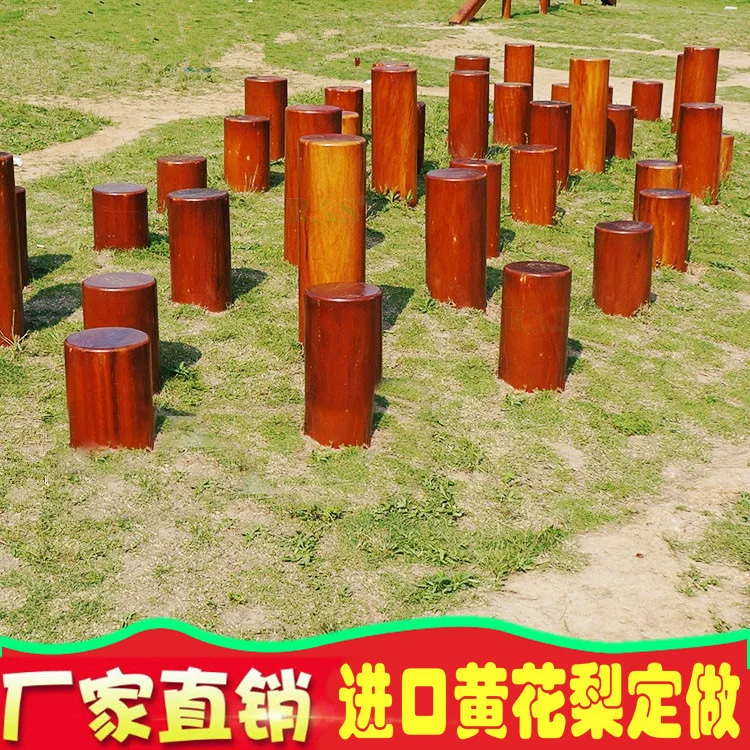 Деревянные балансиры-пеньки для детей для детского сада и улицы