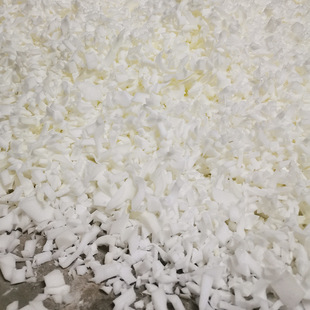 No impurities broken memory cotton export packaging sponge slow rebound memory cotton White broken sponge filling cotton waste sponge