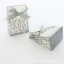 爆款结婚喜糖盒子 欧式婚庆糖果盒 金色年华礼盒银色梦幻纸盒促销