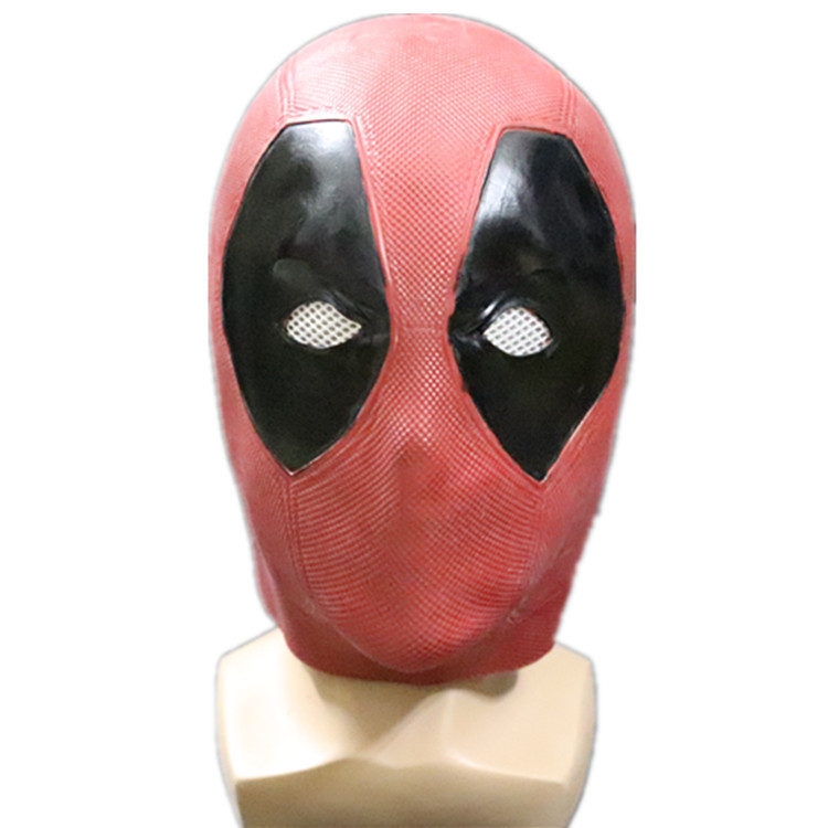Die-esperando de látex sombrero Marvel película Deadpool morir esperando sombrero máscara Cosplay accesorios de Halloween