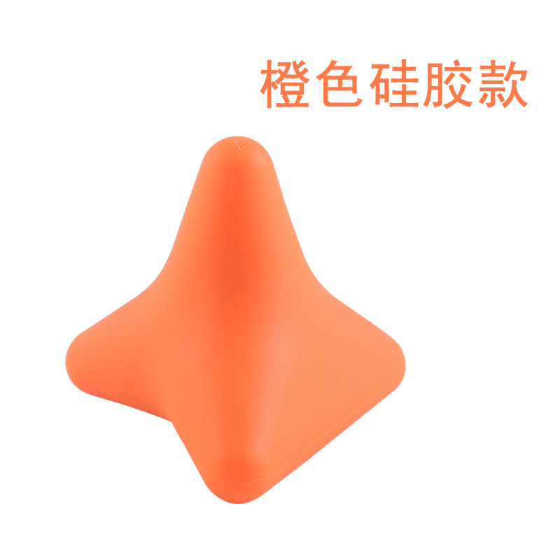 Cuatro esquinas masajeador masaje cono dedo prensa molienda pulgar masaje equipo dedo forma masajeador dedo masaje