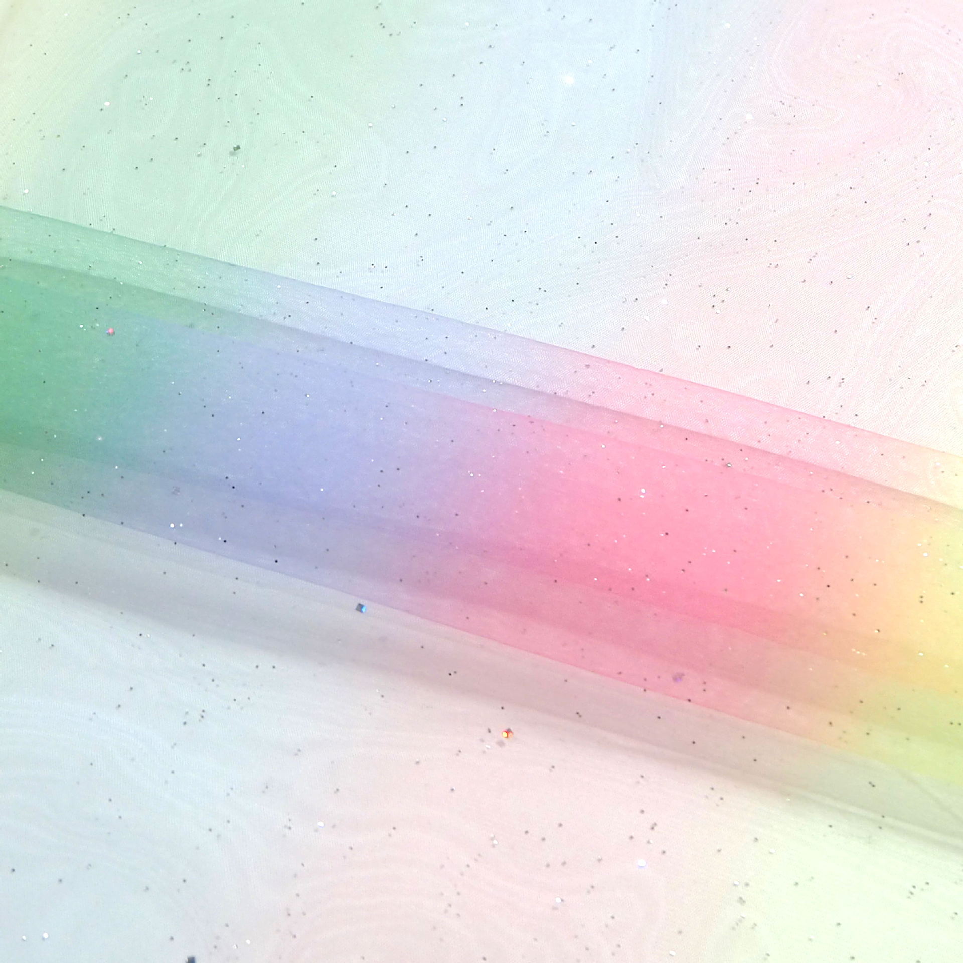 Fabricantes promocionales de bajo precio arco iris tela de malla gradiente impresión digital sin paleta ropa infantil tela de vestido