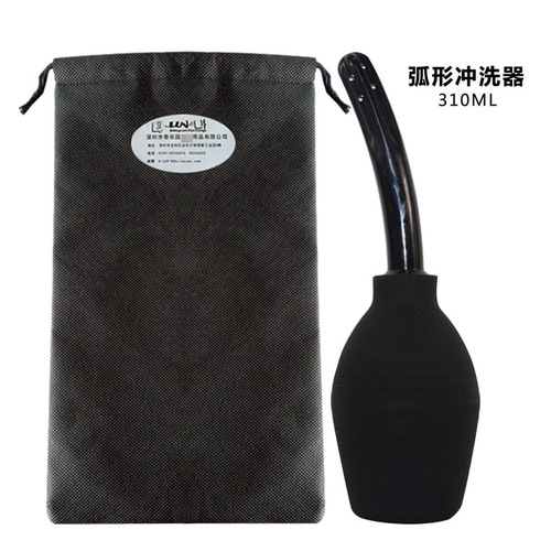 Women's curved vaginal cleaner, men's posterior chamber irrigator, ball type irrigation/intestine/device, adult sex toys wholesale
