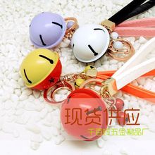 热销大白钥匙串烤漆40mm拼色双色三星铃套装含烤漆铃铛厂家锭制