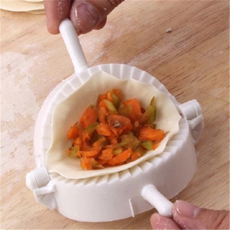 DIY diámetro 6,5 cm con carácter de Fu manual dumpling envoltura dumpling titular la cocina magia tesoro dumpling titular