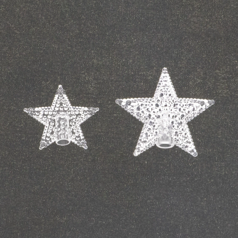 Светодиодные гирлянды «Звездное небо», аксессуары, перламутровые гирлянды-звезды с пятью лучами, мигающие огни, рождественские гирлянды, подвесные украшения