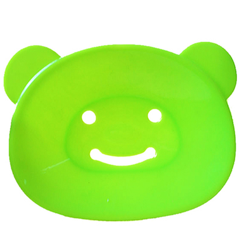 Oso caja de jabón estilo coreano creativo lindo Pino oso caja de jabón hogar baño diario caja de jabón