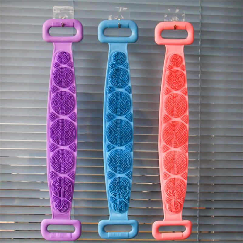 Toalla de baño de doble cara Toalla de baño espalda frotando barro frotando tira de baño tira de nuevo tirando fabricante de cepillo de baño