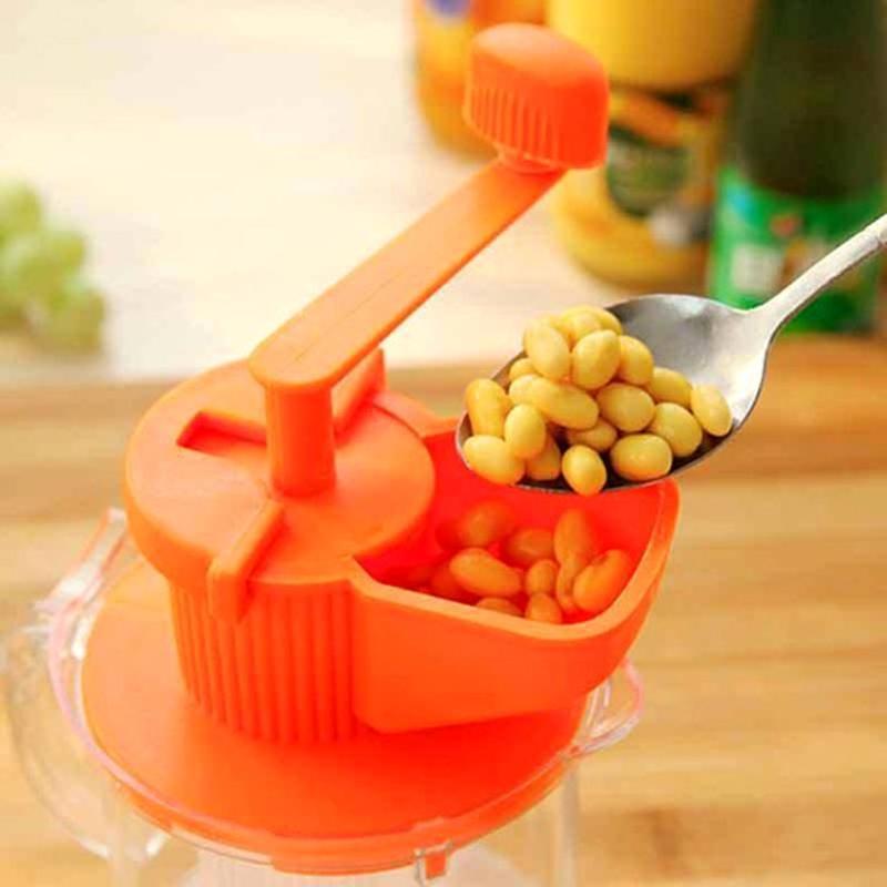 Hogar manivela máquina de leche de soja exprimidor manual Mini máquina de leche de soja exprimidor regalo