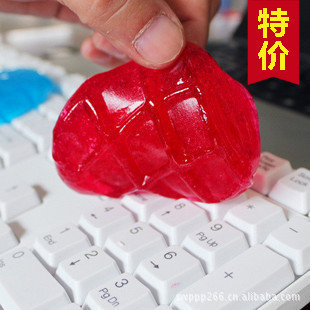 Gel limpiador multifuncional para rejillas de ventilación de coche, para eliminar el polvo, teclado de ordenador, gel mágico de cristal para portátiles