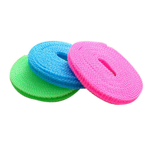 Travel supplies portable non-slip nylon clothesline hanging rope thickened windproof clip outdoor indoor quilt