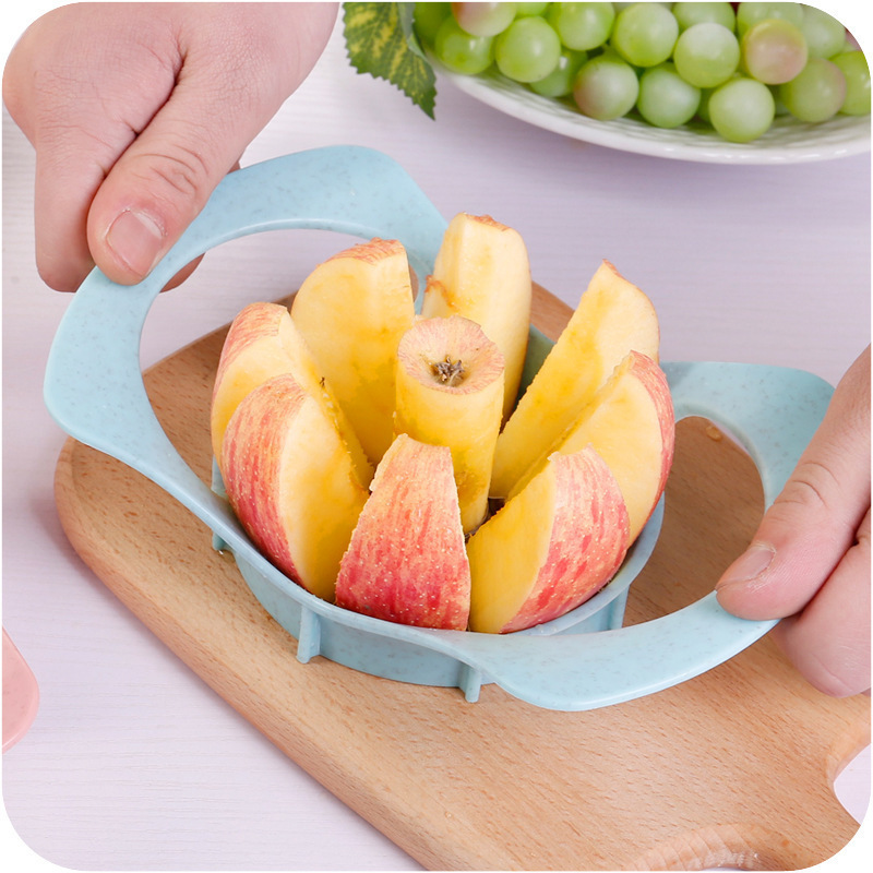 Acero inoxidable Apple cortador de fruta slicer cocina artefacto cortador de fruta divisor