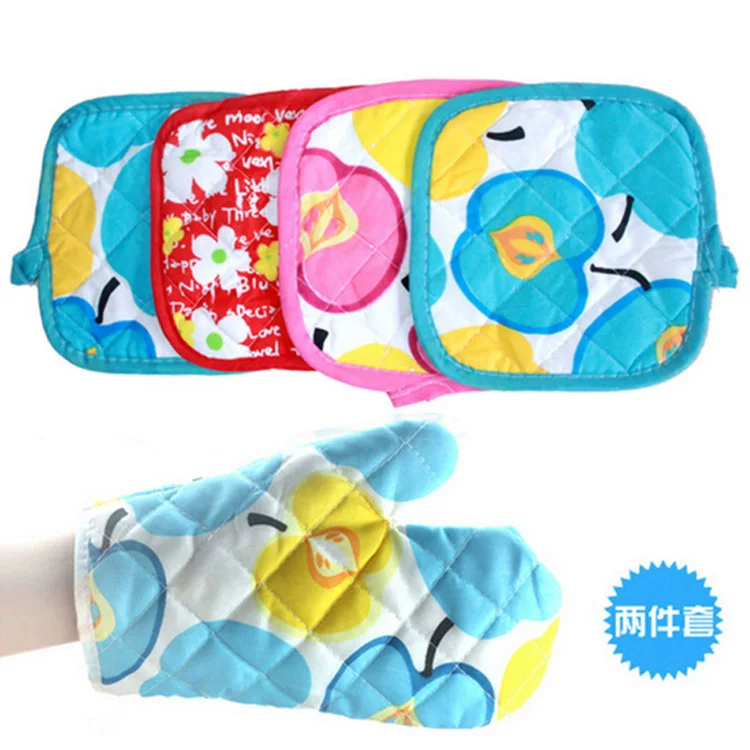 Gloves, fleece set, increased thickness, 2 piece set