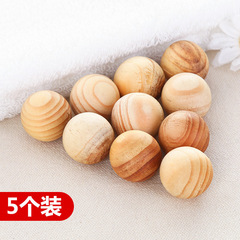 Camphor wood insect repellent and moisture-proof wooden ball wardrobe camphor ball camphor wood ball insect repellent and smelly pill hygiene ball insect repellent incense wholesale