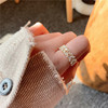 Brand ring, fashionable retro zirconium from pearl, does not fade, Japanese and Korean, simple and elegant design, wholesale