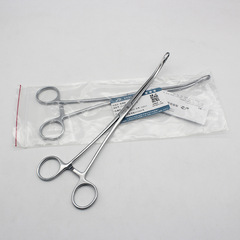 上海金鐘海綿鉗卵圓鉗不鏽鋼彎有彎無直有直無齒齊全拔罐棉球鉗子