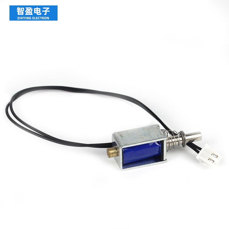 电磁锁驱动模块电控锁控制微型电磁锁推拉式快递柜门锁DC6V电磁锁