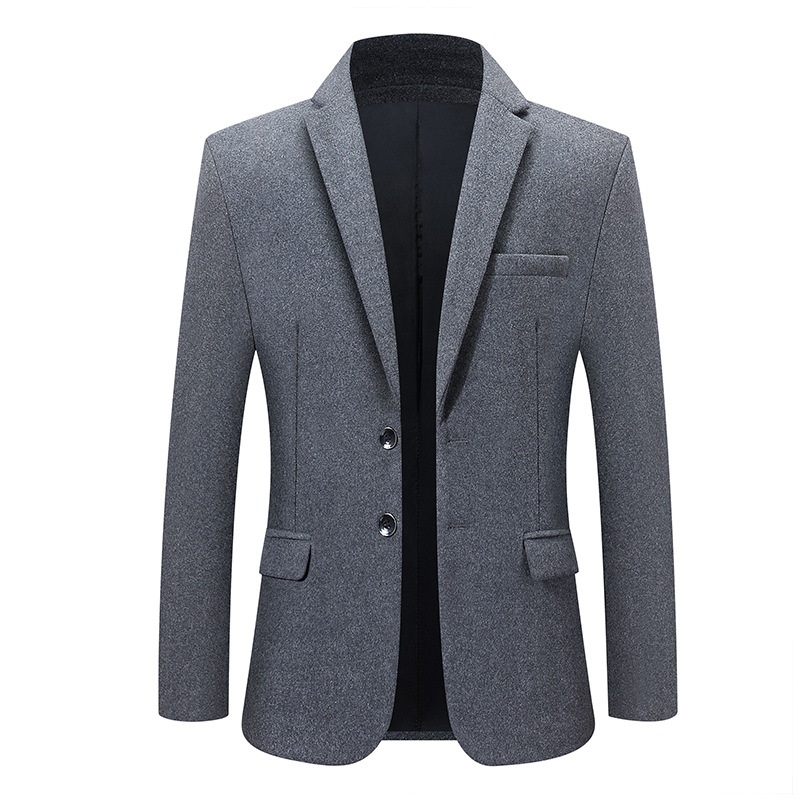 2023 Otoño e Invierno nuevos hombres traje de mediana edad papá de los hombres traje engrosado casual chaqueta de los hombres al por mayor