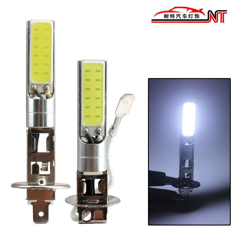 Противотуманная фара Knight COB автомобильная светодиодная противотуманная фара высокой мощности COB H1 H3 10 Вт 12 В противотуманная фара высокой яркости