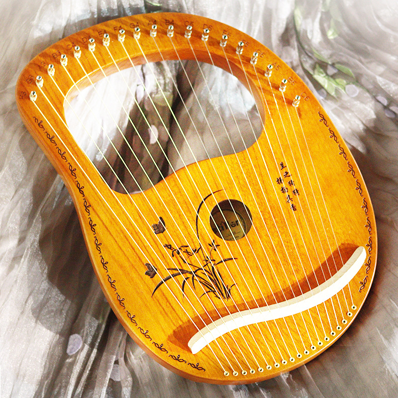 De una sola placa de 19 cuerdas lyre piano Lira en stock