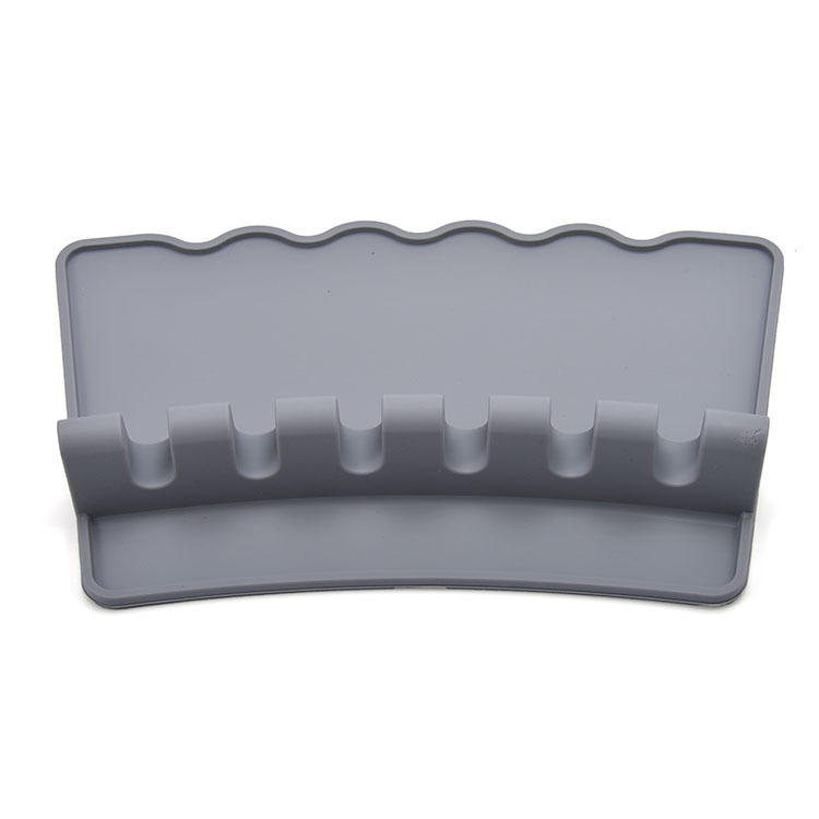 Amazon cuchara de silicona pad Dispositivo de almacenamiento cuchara de sopa estante de almacenamiento cuchara Dispositivo de almacenamiento cuchara de silicona pad espátula