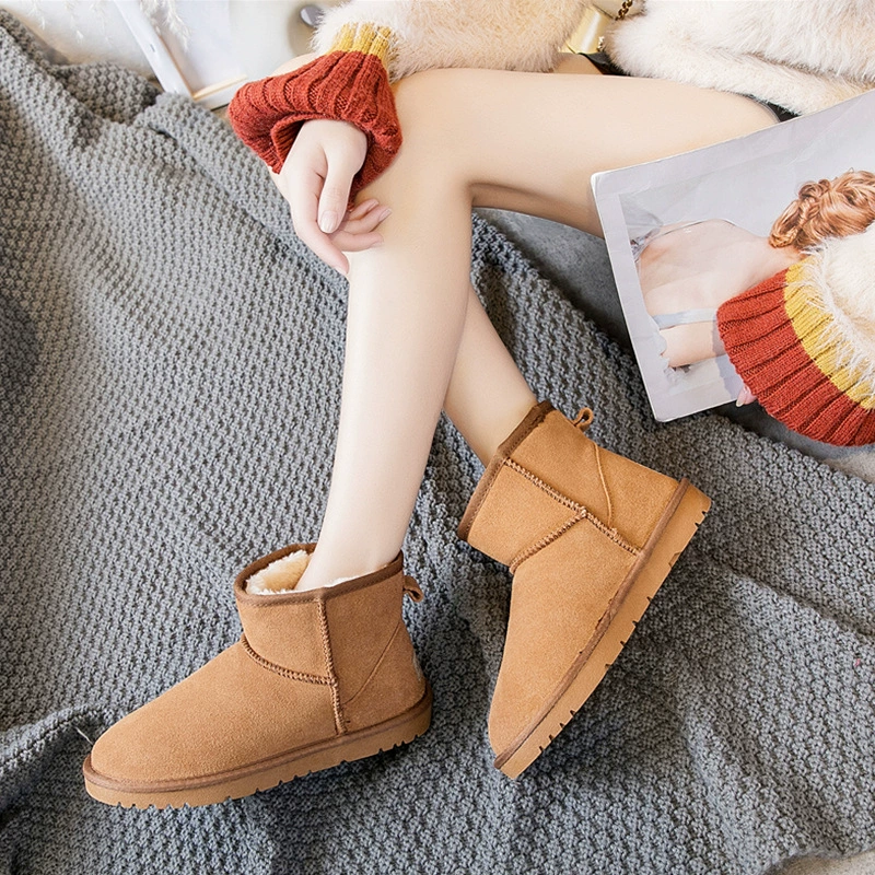 Новые Australian XLLUGG снегоступы женские сапоги из кожи COWI UGG и мужские и женские снегоступы зима