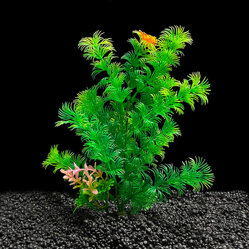 Aquarium Landscape Plastic Grass Decoration Artificial Grass Fish Tank Simulation Plant 24cm Height Direct Manufacturer Wholesale