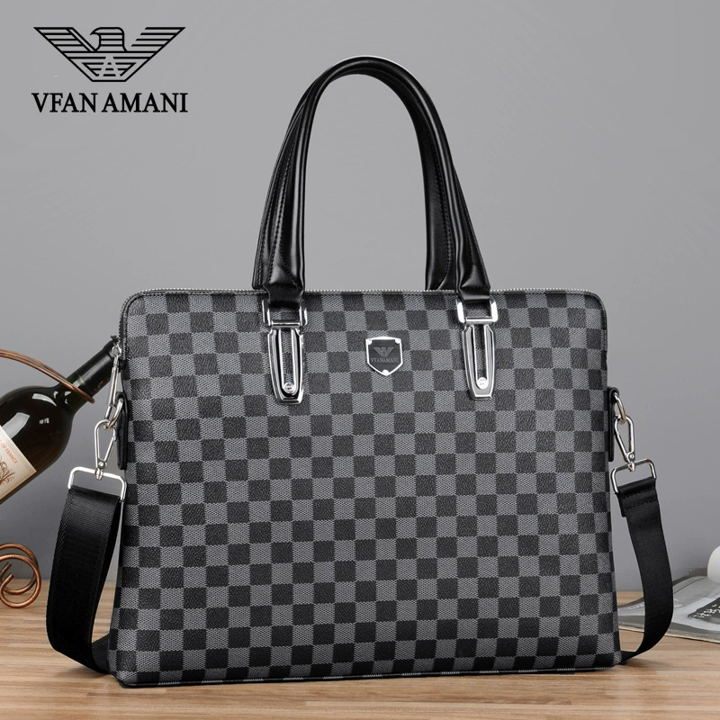 Chess, one-shoulder bag, laptop for documents, business version