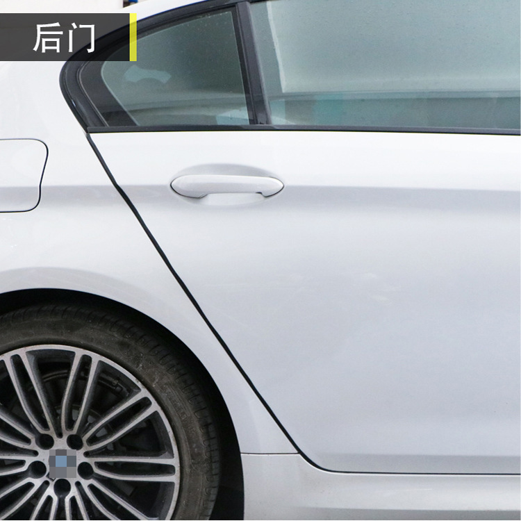 Tira de parachoques lateral de la puerta del coche tira adhesiva decorativa antiarañazos invisible del coche tira antiarañazos del cuerpo del coche pegatina protectora anticolisión