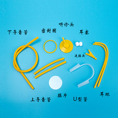 Children's Science Experiment DIY Plastic Simulation Stethoscope Fun Miniature Craft Project Material Toy