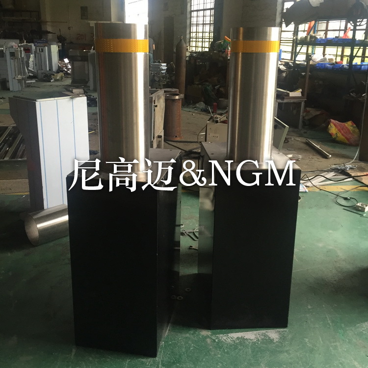 尼高迈自动升降反恐防撞桩 机电液一体升降桩 自动上落防撞阻车器