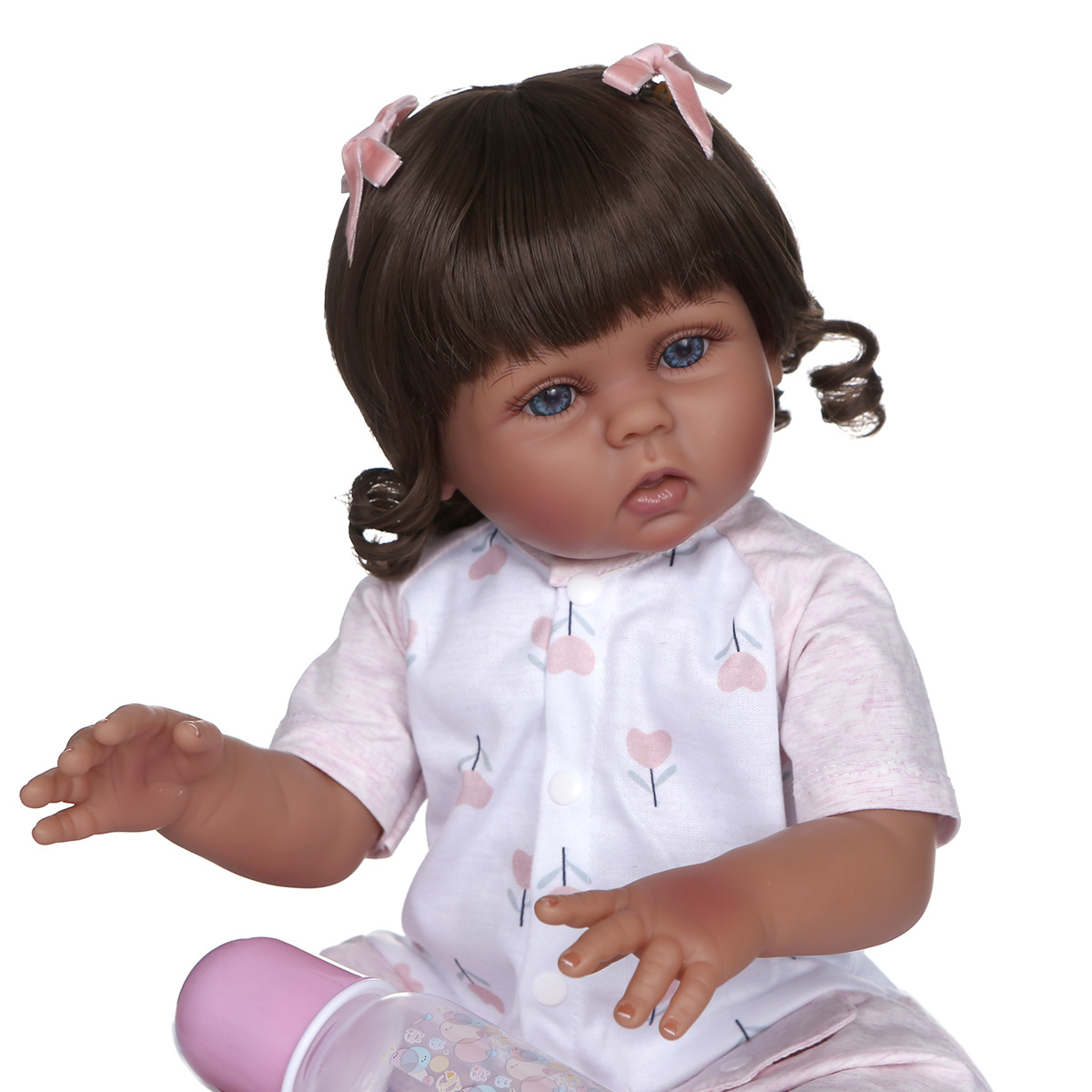 47cm cuerpo completo silicona renacido bebé niño niña
