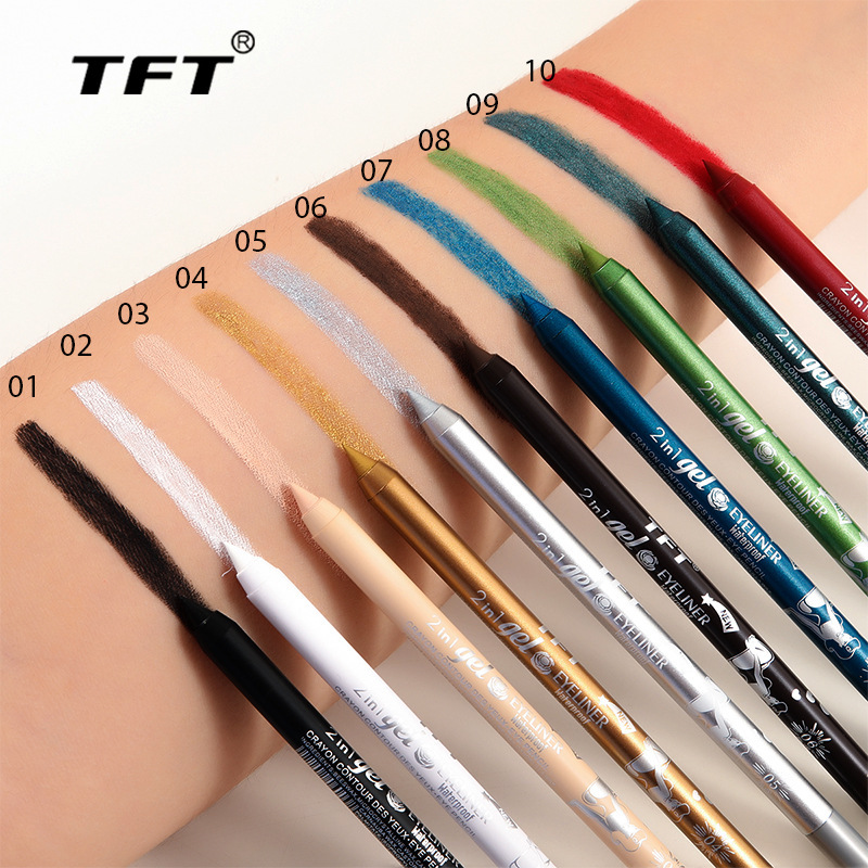 TFTクロスボーダー新商品長持ちカバー防水防汗不防染アイライナーペンリップライナー特黒メーカー直販|undefined
