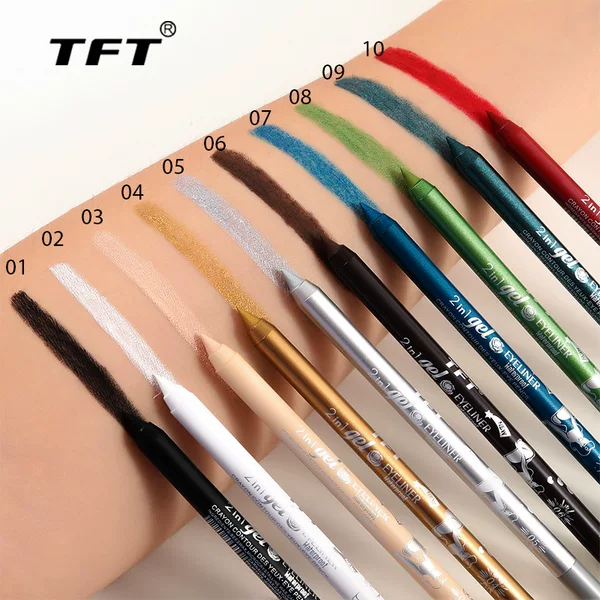Tft Cross-Border New Product Long-Lasting Concealer Waterproof and Sweat-Proof Non-Smudge Eyeliner Gel Pen Lip Liner Manufacturer