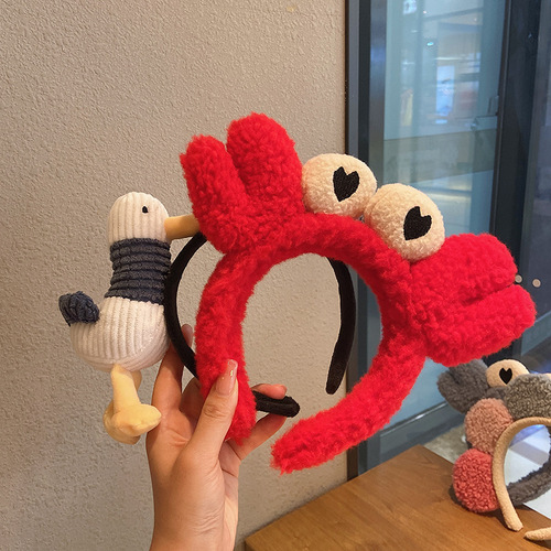 Hairband for washing face, female Korean style hair bundle, Korean simple and cute hairband, sweet non-slip headband, hairpin headgear