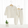 Children's set for new born, winter cotton autumn pijama, thermal underwear, 0-1-2 years