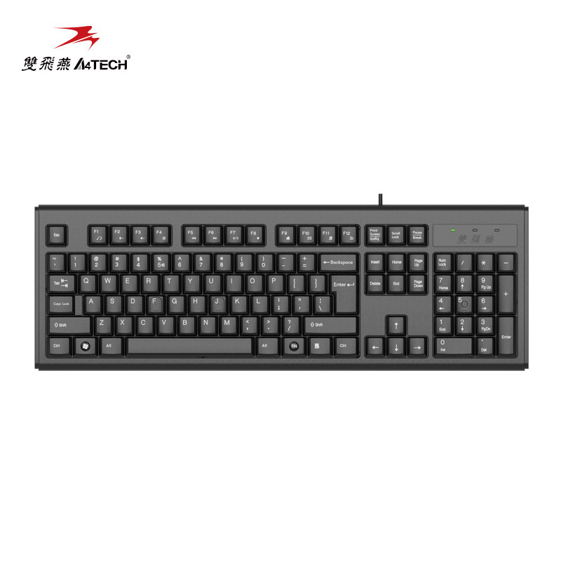 双飞燕（A4TECH) WK-100 有线键盘 电脑键盘 笔记本键盘usb键盘