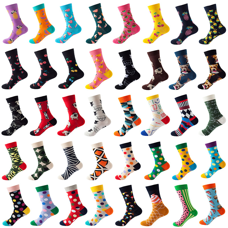 2025d 2024 New Mid-Calf For Men Women, Cotton, Ins Style, Autumn And Winter Trendy Socks_voghion.com