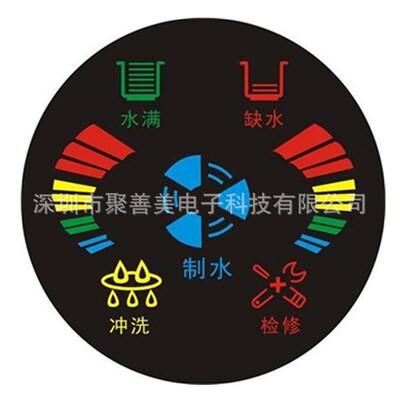 工厂直销LED数码彩屏  LED圆形数码管 数码显示屏 仪表电器显示屏|ru