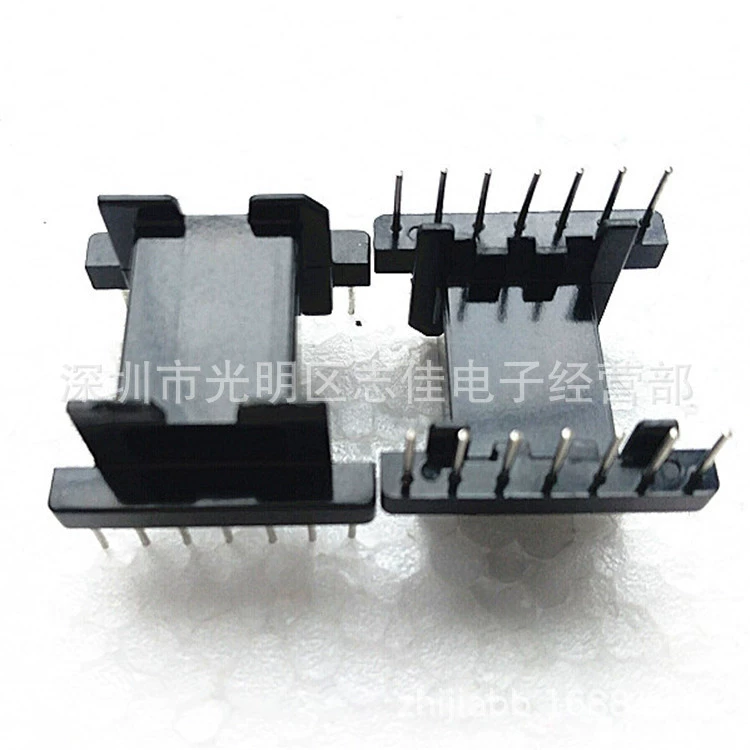 EFD25 Силовой каркас EFD25 Трансформаторный каркас Горизонтальная прямая вставка 7 7-2529