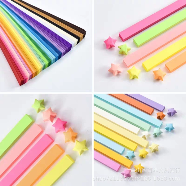 Star origami strips