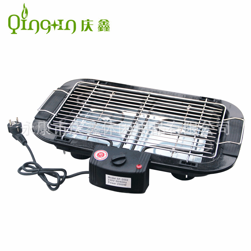 Fábrica al por mayor 220V de cinco velocidades termostato eléctrico horno de barbacoa hogar sin humo eléctrico horno barbacoa estante coreano bandeja de hornear eléctrica