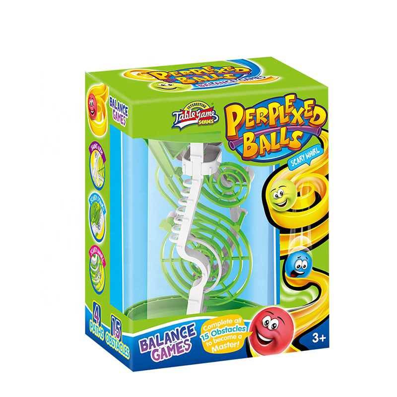 Bola de equilibrio Qizhi para niños Track Maze juguete 3D entrada de mano tridimensional Maze juego