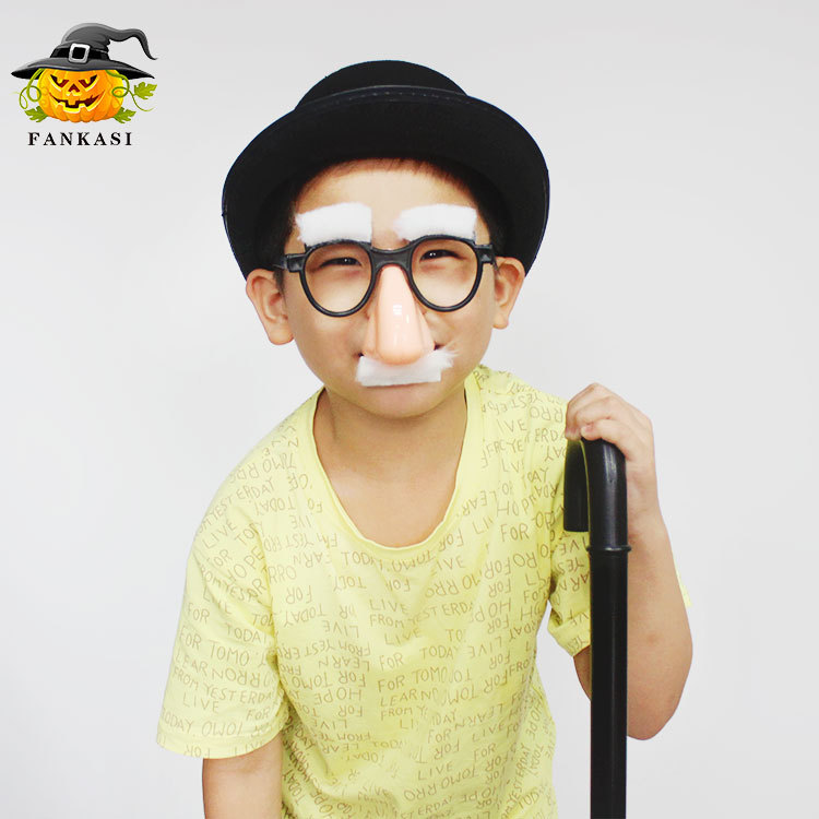 Halloween decorative big nose funny glasses