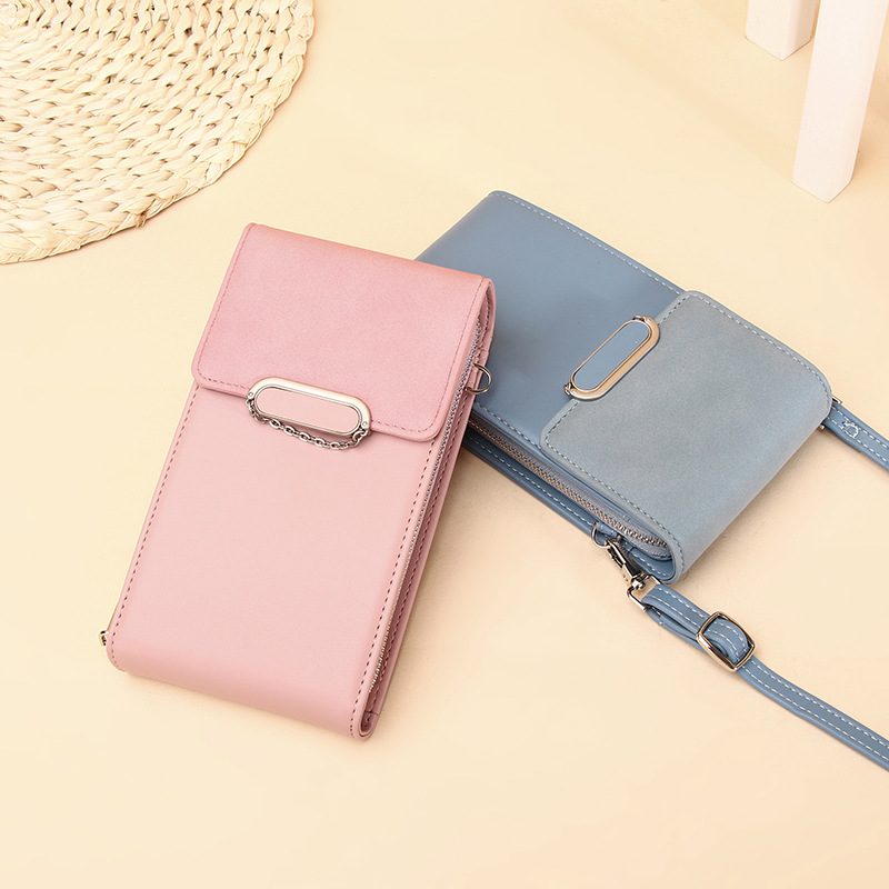 2023 New Women's Wallet Solid Color Cros...