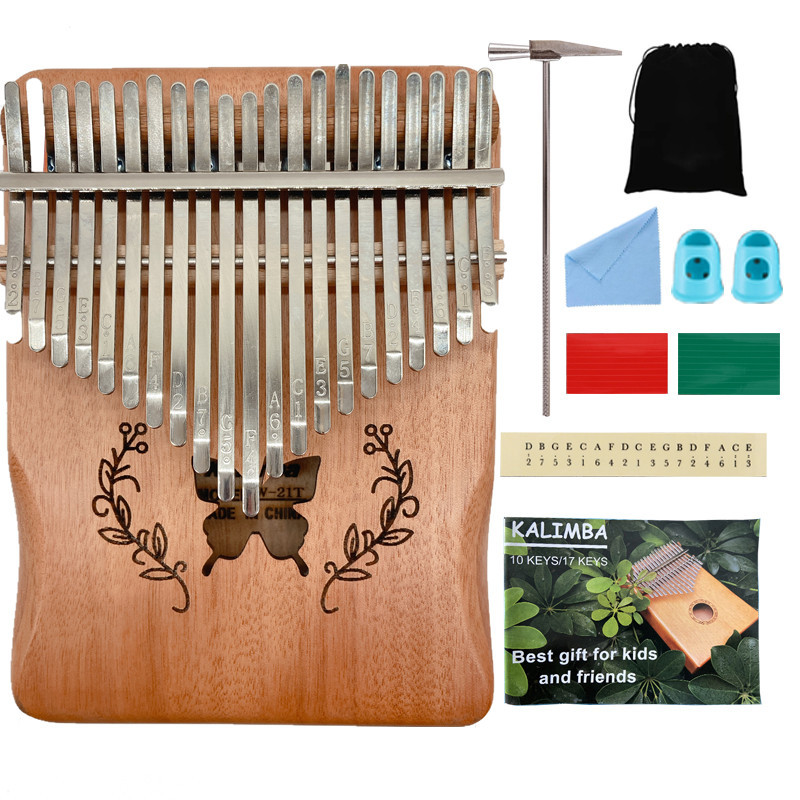21 tono pulgar piano 17 tono 21 tono kalinba 17 tono 21 tono Kalimba exportación instrumento musical dedo piano
