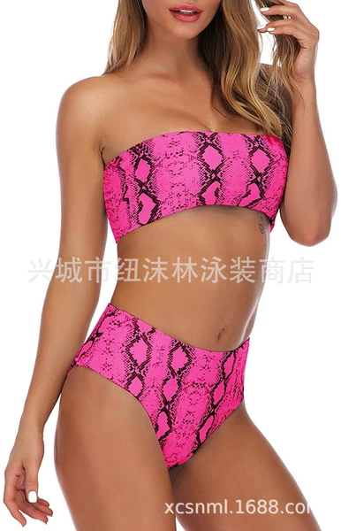 Red snake skin