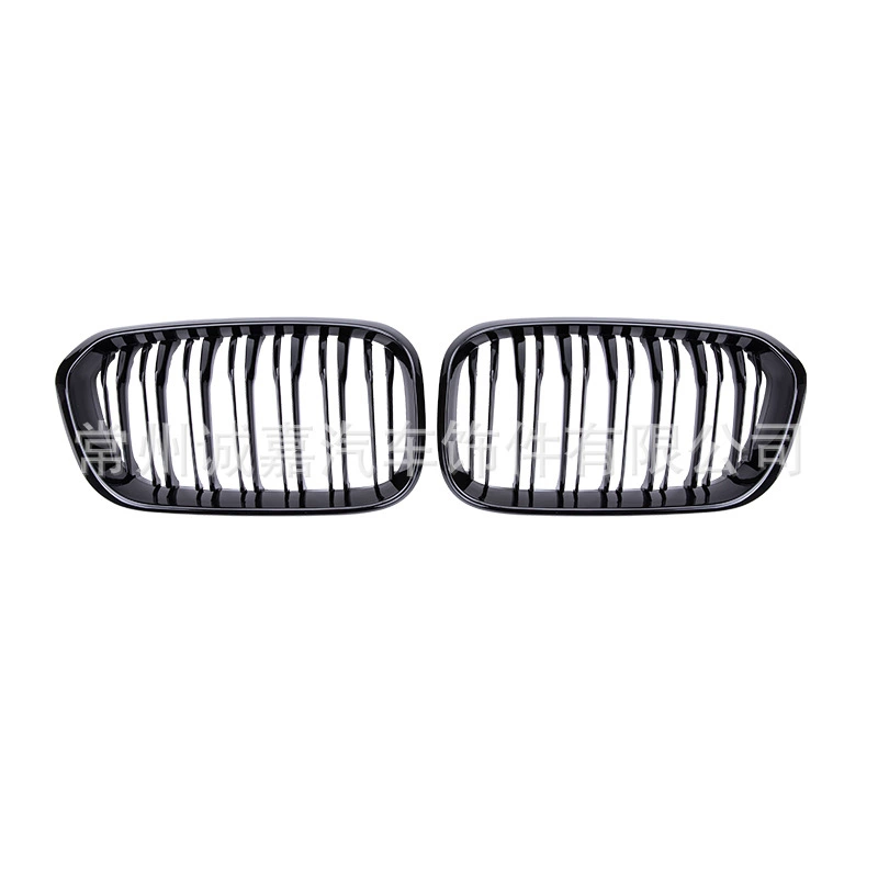 Подходит для BMW 1 серии F20 F21, решётка 15-17, F20, ярко-чёрная решётка с двойной линией