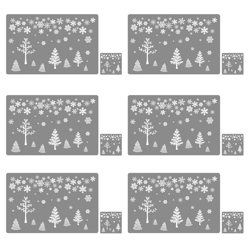 Amazon Christmas Table Mat Coaster Creative Heat Insulated Non-Slip Placemat Coaster PVC Printed Placemat Coaster Mat