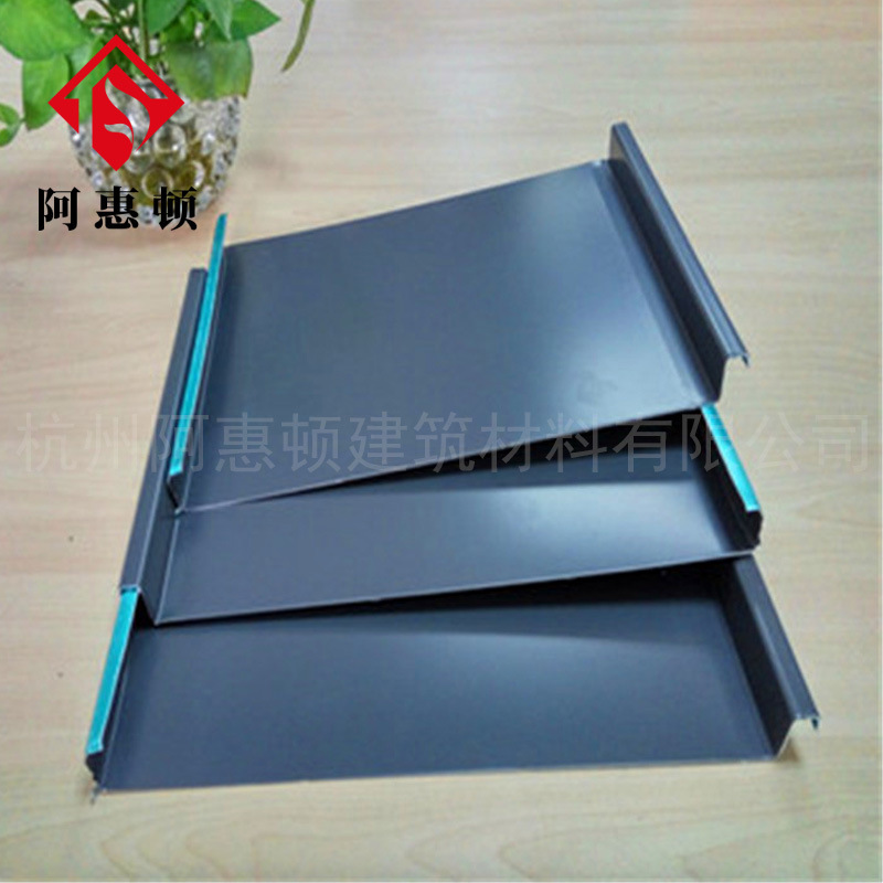 温州铝合金屋面板铝镁锰矮立双锁边屋面工厂生产设计深化